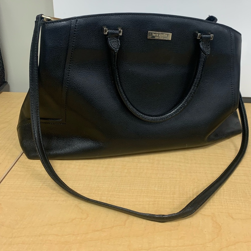 Kate Spade Genuine Black Leather Purse- RN 0102760/CA 57710